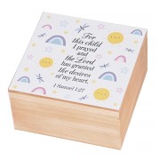 Keepsake Box For This Child I Prayed MDF Keepsake Box For This Child I Prayed MDF