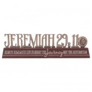 2pk -Jeremiah 29:11 Tabletop Word Figurine - (Pack of 2) 2pk -Jeremiah 29:11 Tabletop Word Figurine - (Pack of 2)