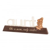 2pk -Aunt Word Figurine - (Pack of 2) 2pk -Aunt Word Figurine - (Pack of 2)