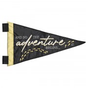 2pk -Pennant Flag Adventure Begins Grad - (Pack of 2)