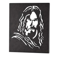 Wall Hanging Metal Head Of Christ 12x14