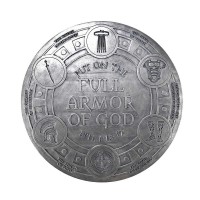 Full Armor Of God Round Wall Plaque