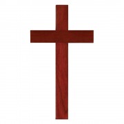 3pk -Solid Mahogany Wall Cross 10" - Pack of 3 3pk -Solid Mahogany Wall Cross 10" - Pack of 3