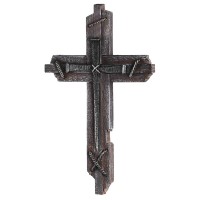 Wall Cross Wood Combined 17.5h