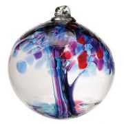 6" Tree of Enchantment Faith Glass Ornament
