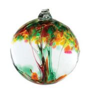 6" Tree of Enchantment Healing Glass Ornament