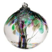 6" Tree of Enchantment Strength Glass Ornament