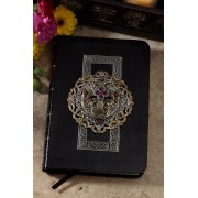 Cobalt Blue Center Jeweled Compact Reference Personalized Family Name Bible - KJV or NKJV Black Cobalt Blue Center Jeweled Compact Reference Personalized Family Name Bible - KJV or NKJV Black