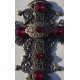 Catholic Bible-St Joseph NAB Ivory w/Brass Stampings/Red Stones - - DABB16151 Catholic Bible-St Joseph NAB Ivory w/Brass Stampings/Red Stones - - DABB16151