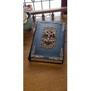 NKJV Ruby Crystals Decorated Cross Jeweled Bible Black NKJV Ruby Crystals Decorated Cross Jeweled Bible Black