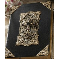 KJV Garnet and Pearl Heirloom Bible - Large Print