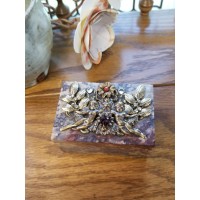 Cherubs in the Garden Soapstone Box