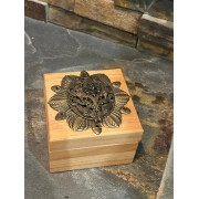 French Inspired Jeweled Wooden Hinged Box French Inspired Jeweled Wooden Hinged Box