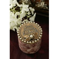 Faith Can Work Miracles Stone Keepsake Box