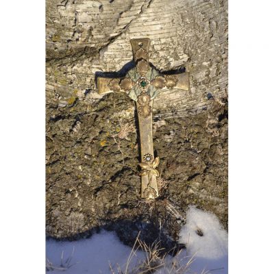 Blooming with Faith Wall Cross -  - DAWC151