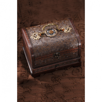 Brass Filigree Keepsake Box with Drawer RETIRED -  - DABX2012