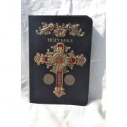 Crimson Cross of Faith Bible-With God All Thing Are Possible