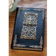 NKJV Peridot Crystals Decorated Cross Jeweled Bible Black NKJV Peridot Crystals Decorated Cross Jeweled Bible Black