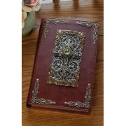NKJV Peridot Crystals Decorated Cross Jeweled Bible Brown NKJV Peridot Crystals Decorated Cross Jeweled Bible Brown