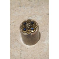 Fleur De Lis Jeweled Soapstone Trinket/Jewelry Box Fleur De Lis Jeweled Soapstone Trinket/Jewelry Box