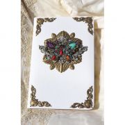 Jeweled Crystal Butterfly Personal Size Bible KJV-Multi RETIRED