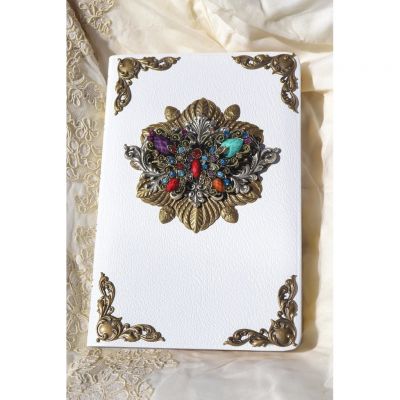 Jeweled Crystal Butterfly Personal Size Bible KJV-Multi RETIRED -  - DABB15151