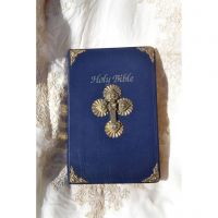 Jeweled First Communion Bible - NAB Navy