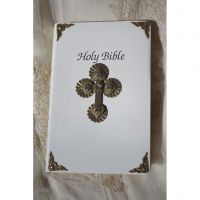Jeweled First Communion Bible - NAB Teal Stones