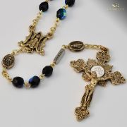 Miraculous Medal gold plated Rosary