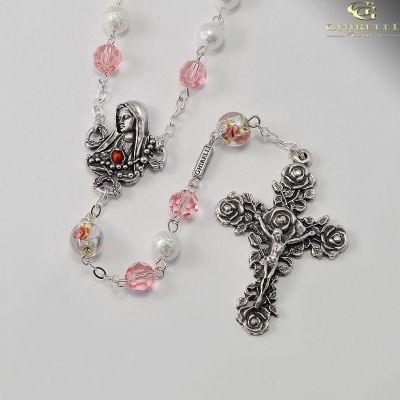 Our Lady of Fatima Rosary with Genuine Swarovski beads by Ghirelli -  - 141030
