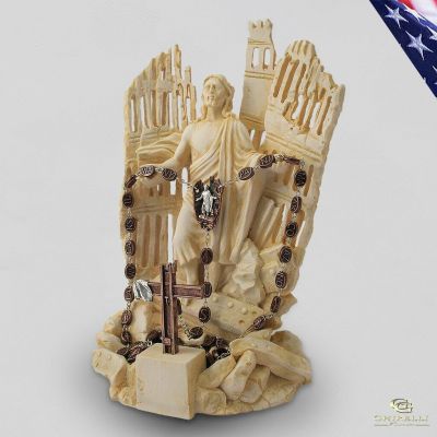 9/11 Remembrance Heriloom Rosary Holder Sculpture - Ghirelli -  - 4002