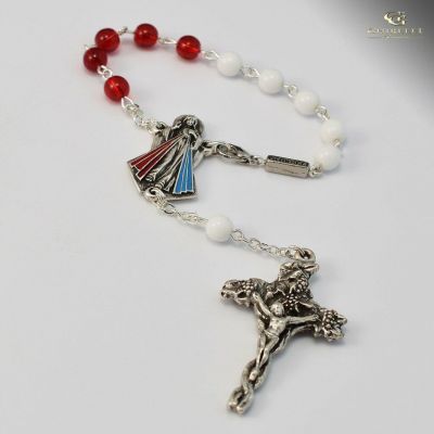 Merciful Jesus Ghirelli Silver Plated decade Rosary - Ghirelli -  - 34016