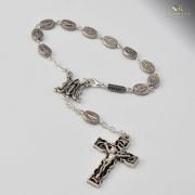 Miraculous Medal Ghirelli Silver Plated Decade Rosary - Ghirelli
