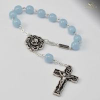 Motherly Embrace Ghirelli Silver Plated Decade Rosary - Ghirelli