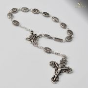 Our Lady of Guadalupe Ghirelli Silver Plated Decade Rosary - Ghirelli