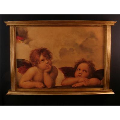 Angels By Raphael Florentine Plaque, 57x39 Inch -  - L-20250