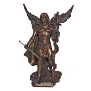 Archangel Gabriel, Cold Cast Bronze, 9 Inch Statue Italy