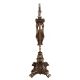Standing Double Sided Crucifix, lightly hand-painted, bronze, 12.5" -  - SR-77271