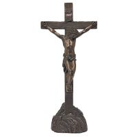 Crucifix, Standing, Loose Base, 13.25 Inch