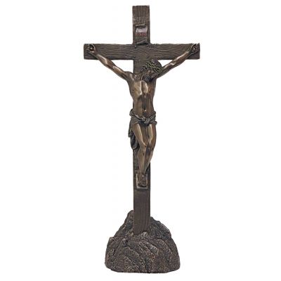 Crucifix, Standing, Loose Base, 13.25 Inch -  - SR-76408