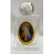 Divine Mercy Glass Church Holy Water Bottle