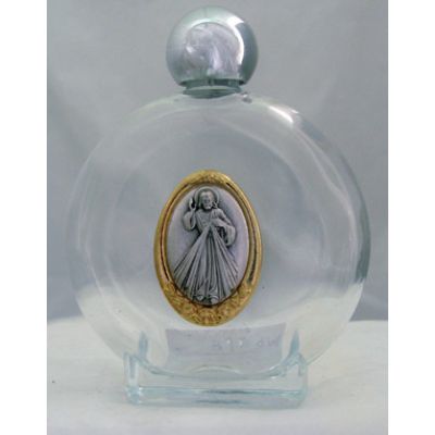 Divine Mercy Glass Holy Water Bottle -  - WB14-DM