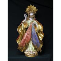 Divine Mercy, Painted Ceramic Statue, 14x26 Inch