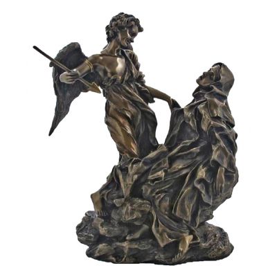 Ecstasy Of Saint Teresa Of Avila, Cold Cast Bronze, 8.5 Inch Statue -  - SR-75240