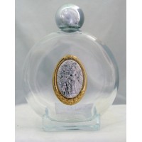 2-pk Guardian Angel Glass Holy Water Bottle - (2 Pack)