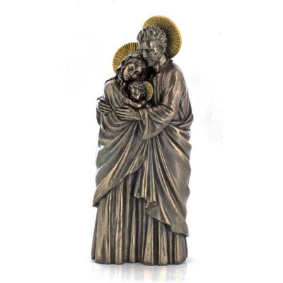 Holy Family, Standing, Cold-Cast Bronze, 10 Inch Statue -  - SR-75439