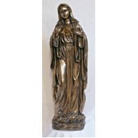 Immaculate Heart Of Mary, Cold Cast Bronze Statue, Outdoor, 39 Inch