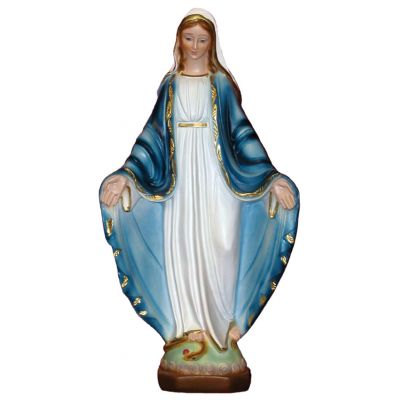 Lady Of Grace Statue, Painted Alabaster, 8.5 Inch -  - ET-3-C