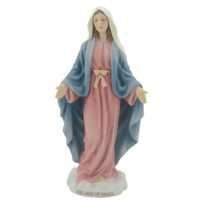 Lady Of Grace Statue, Painted Color, 10 Inch Veronese -  - SR-76748-C