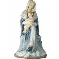 Madonna & Child-Bourguereau, Painted, 26 Inch Statue